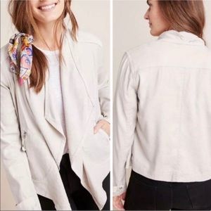 Anthropologie Gulliver Linen Blend Swing Draped Jacket Size 3X